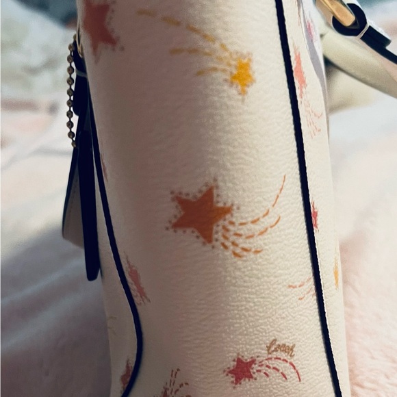 NWOT Coach Alice Satchel LIMITED EDITION Shooting Star Print Bag! - Picture 14 of 16